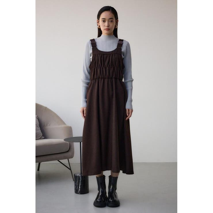 シャーリング2WAYジャンパースカート | AZUL BY MOUSSY | 詳細画像18 
