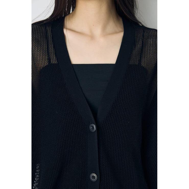 コードヤーンメッシュカーデ | AZUL BY MOUSSY | 詳細画像18 