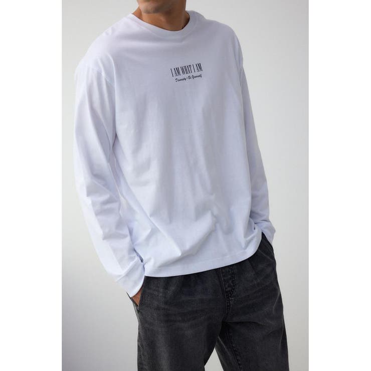 WHT | ベーシックロゴロングTシャツ | AZUL BY MOUSSY