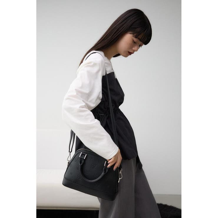 モノグラムダブルジップバッグ | AZUL BY MOUSSY | 詳細画像1 