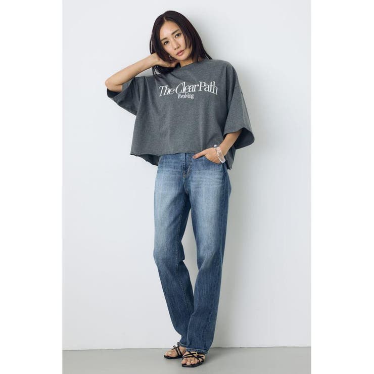 刺繍ロゴTシャツ | AZUL BY MOUSSY | 詳細画像24 