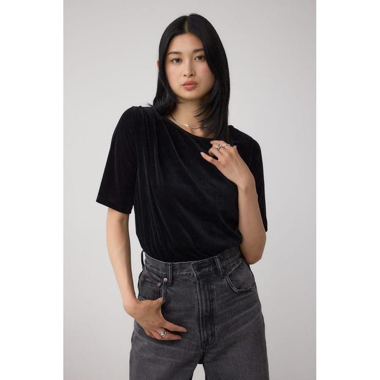 ベロアカットトップス | AZUL BY MOUSSY | 詳細画像11 