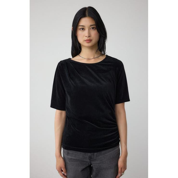 ベロアカットトップス | AZUL BY MOUSSY | 詳細画像14 