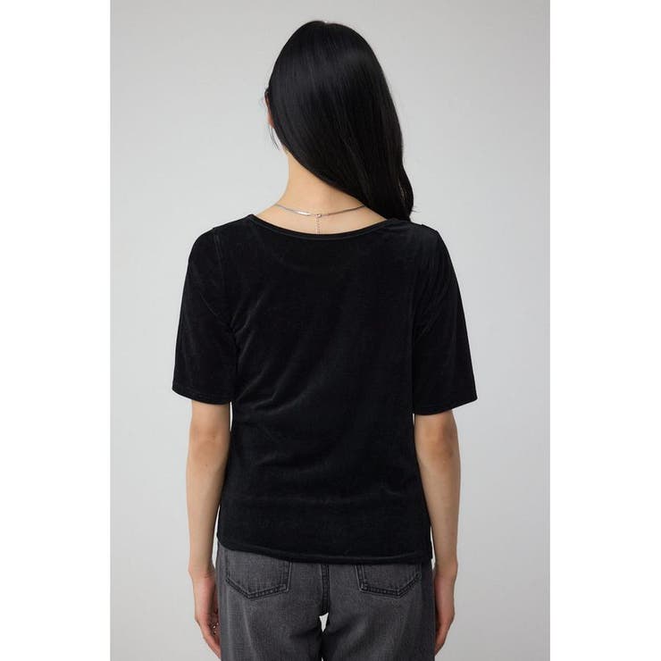 ベロアカットトップス | AZUL BY MOUSSY | 詳細画像16 