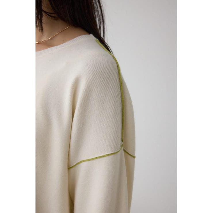 バイカラーカフニット | AZUL BY MOUSSY | 詳細画像9 