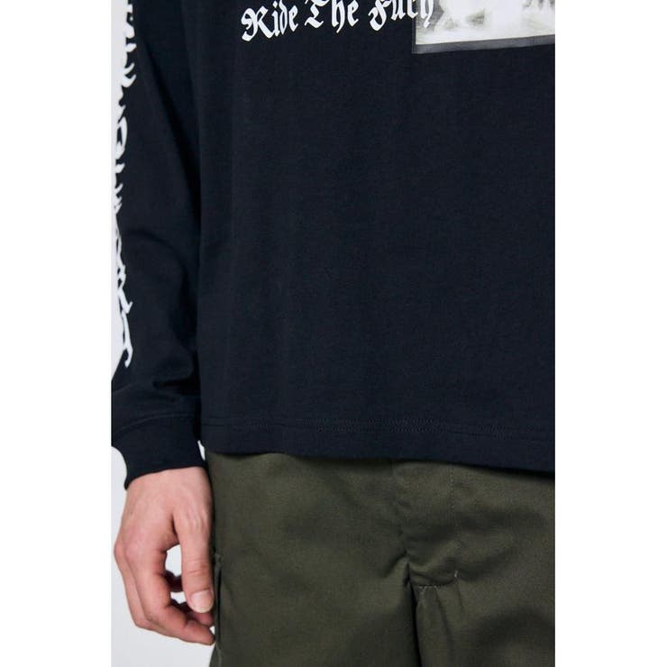 袖ロゴ長袖Tシャツ | AZUL BY MOUSSY | 詳細画像26 