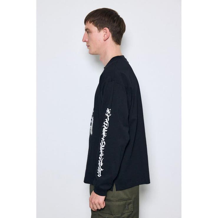 袖ロゴ長袖Tシャツ | AZUL BY MOUSSY | 詳細画像19 