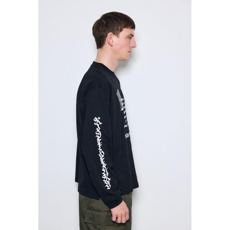 袖ロゴ長袖Tシャツ | AZUL BY MOUSSY | 詳細画像21 