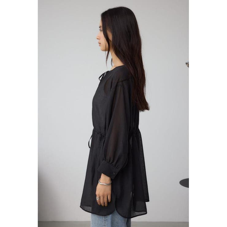 前後2WAY5分袖前リボンブラウス | AZUL BY MOUSSY | 詳細画像19 