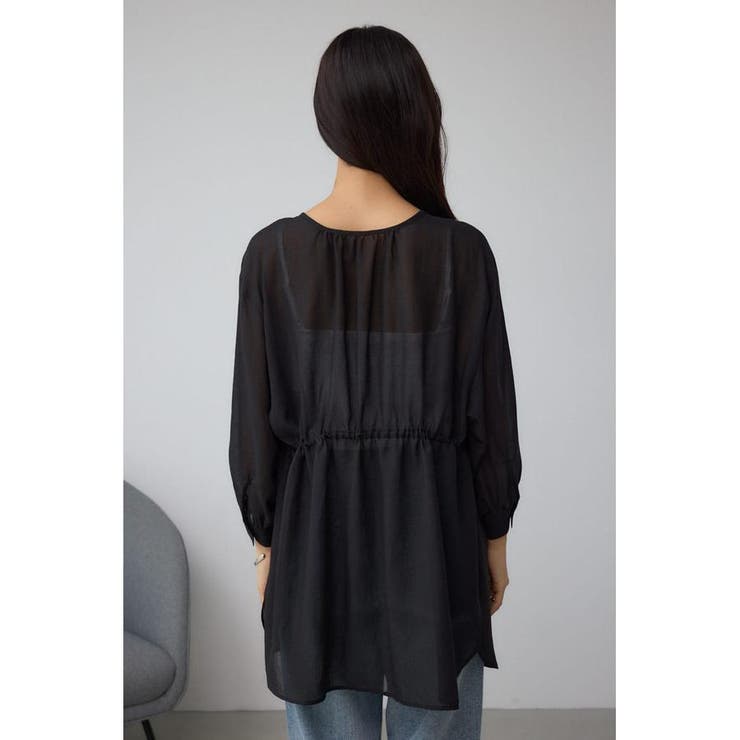 前後2WAY5分袖前リボンブラウス | AZUL BY MOUSSY | 詳細画像20 
