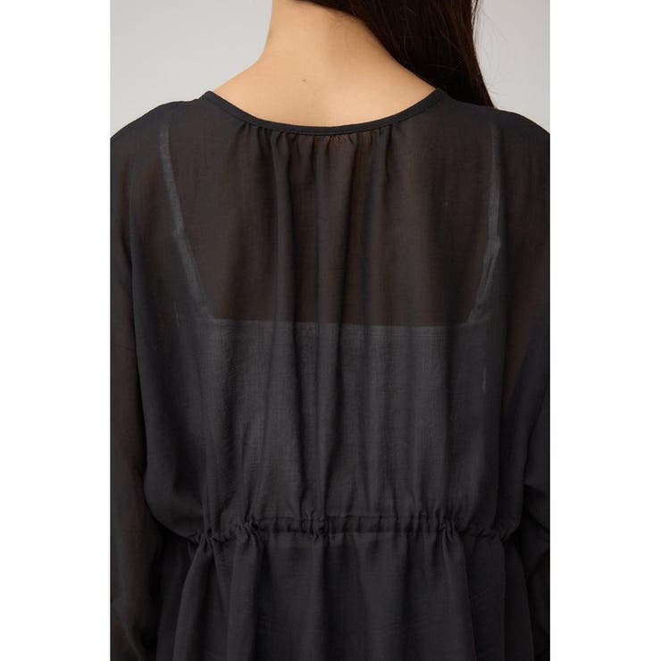 前後2WAY5分袖前リボンブラウス | AZUL BY MOUSSY | 詳細画像22 