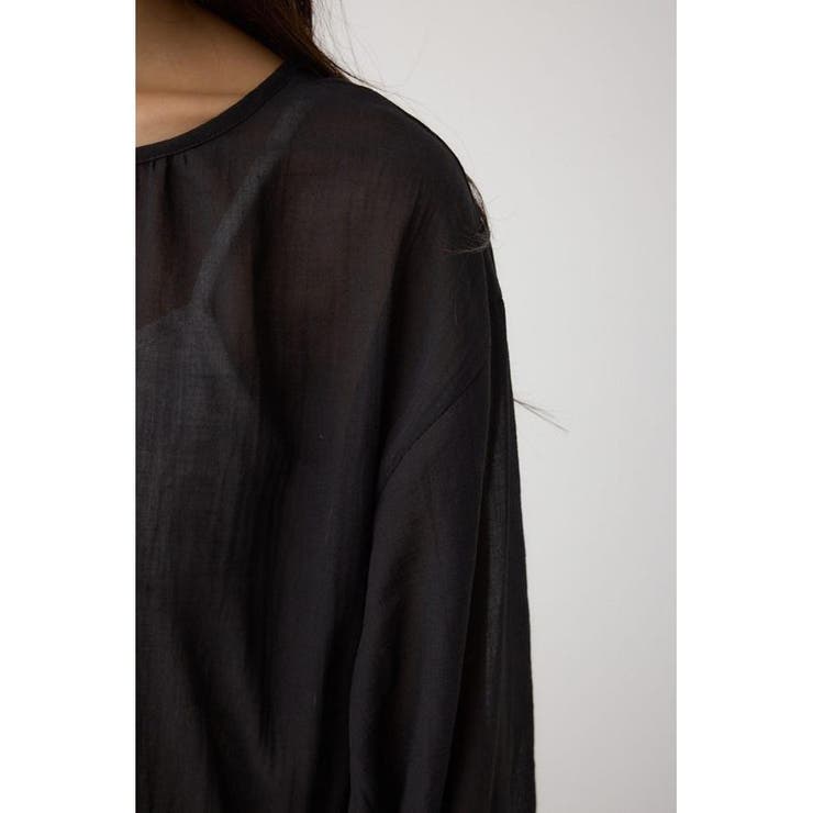 前後2WAY5分袖前リボンブラウス | AZUL BY MOUSSY | 詳細画像23 