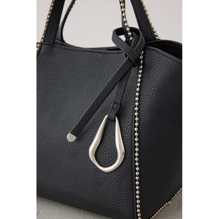 メタルパーツミニトートバッグ | AZUL BY MOUSSY | 詳細画像9 