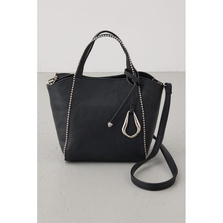 BLK | メタルパーツミニトートバッグ | AZUL BY MOUSSY