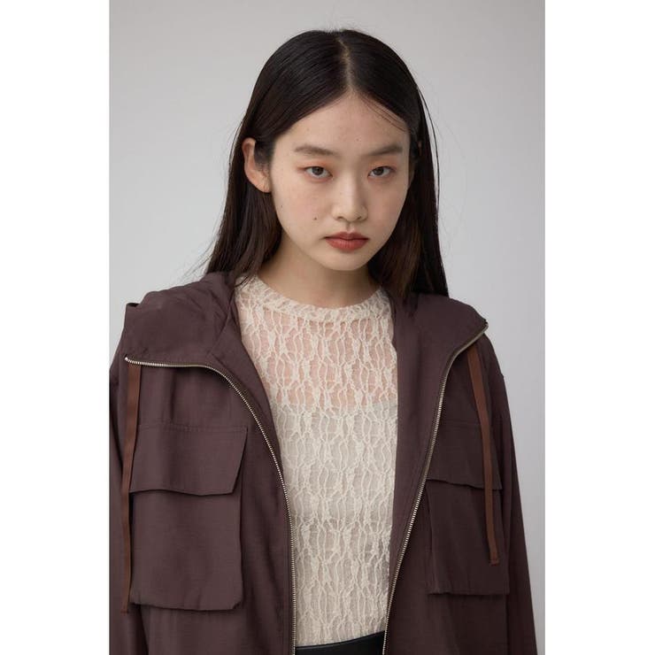 ビッグポケットフーディショートブルゾン | AZUL BY MOUSSY | 詳細画像24 