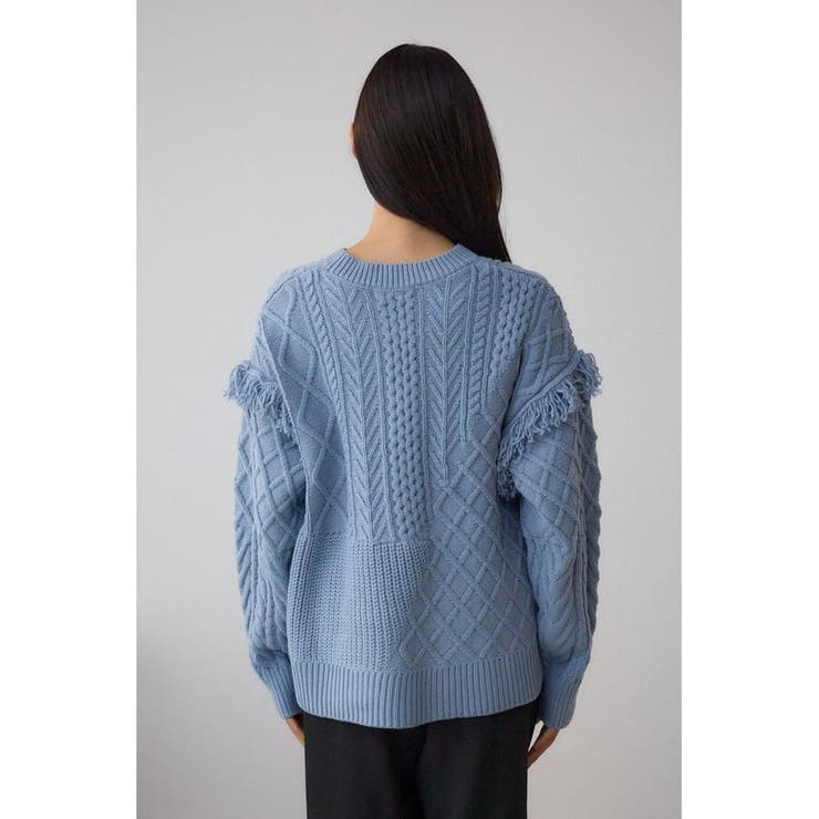 スイッチングフリンジニット | AZUL BY MOUSSY | 詳細画像27 