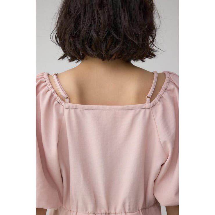 2WAYパフスリーブ配色ペプラムブラウス | AZUL BY MOUSSY | 詳細画像34 