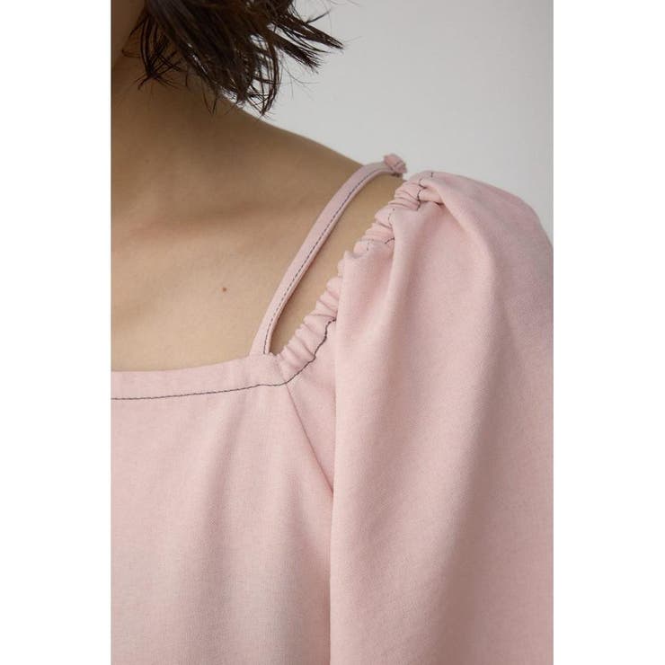 2WAYパフスリーブ配色ペプラムブラウス | AZUL BY MOUSSY | 詳細画像35 