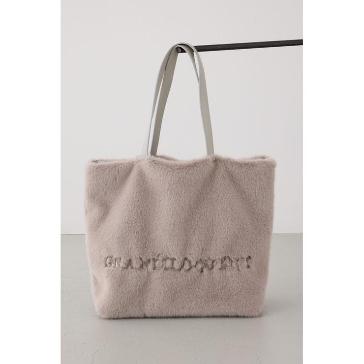 BEG | フェイクファービッグトートバッグ | AZUL BY MOUSSY