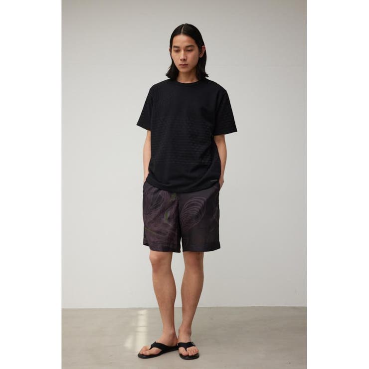 柄切替クルーネックTシャツ[品番：AZLW0021030]｜AZUL BY MOUSSY