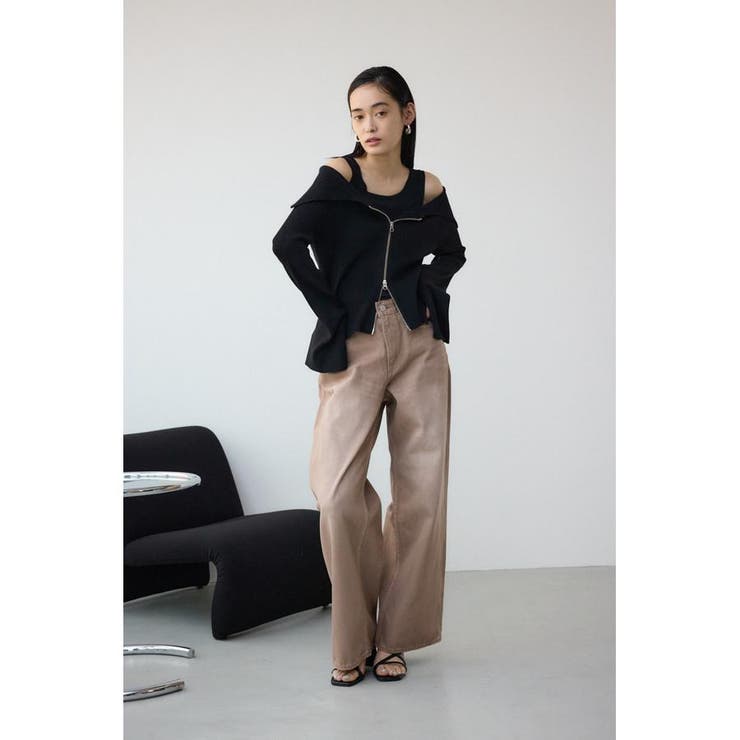 AZUL DENIM カラーワイドデニム | AZUL BY MOUSSY | 詳細画像3 