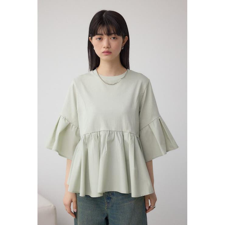 タックスリーブ半袖デザインカットトップス | AZUL BY MOUSSY | 詳細画像22 
