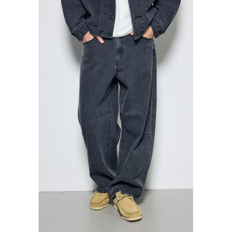 L/BLK1 | カラーデニムパンツ | AZUL BY MOUSSY