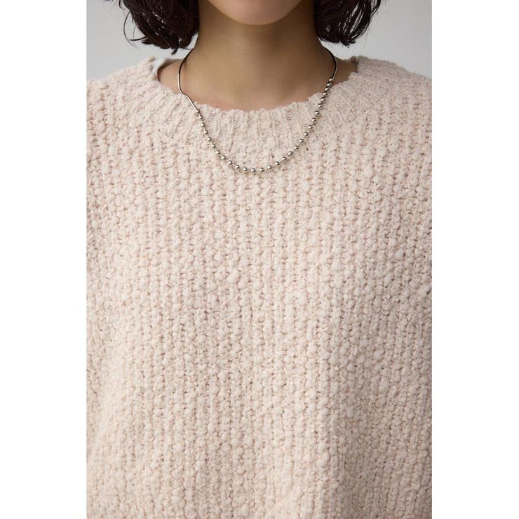 ブークレクロップドニット | AZUL BY MOUSSY | 詳細画像7 