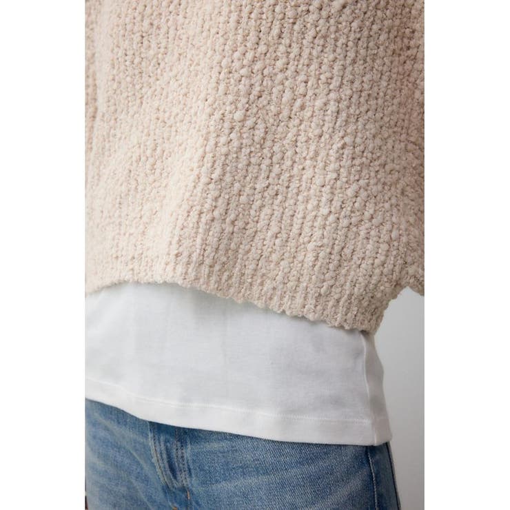 ブークレクロップドニット | AZUL BY MOUSSY | 詳細画像10 