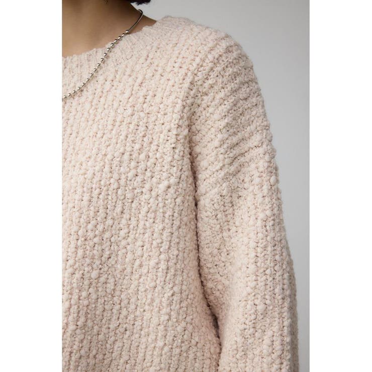 ブークレクロップドニット | AZUL BY MOUSSY | 詳細画像8 