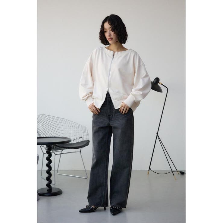 ビンテージライクZIPカーディガン | AZUL BY MOUSSY | 詳細画像3 