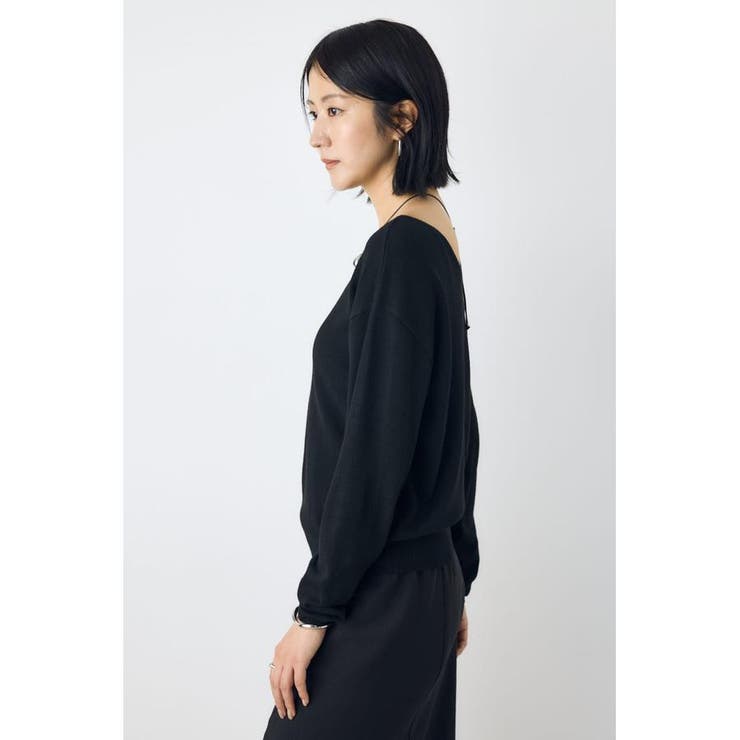格上げ２WAYネックニット | AZUL BY MOUSSY | 詳細画像13 