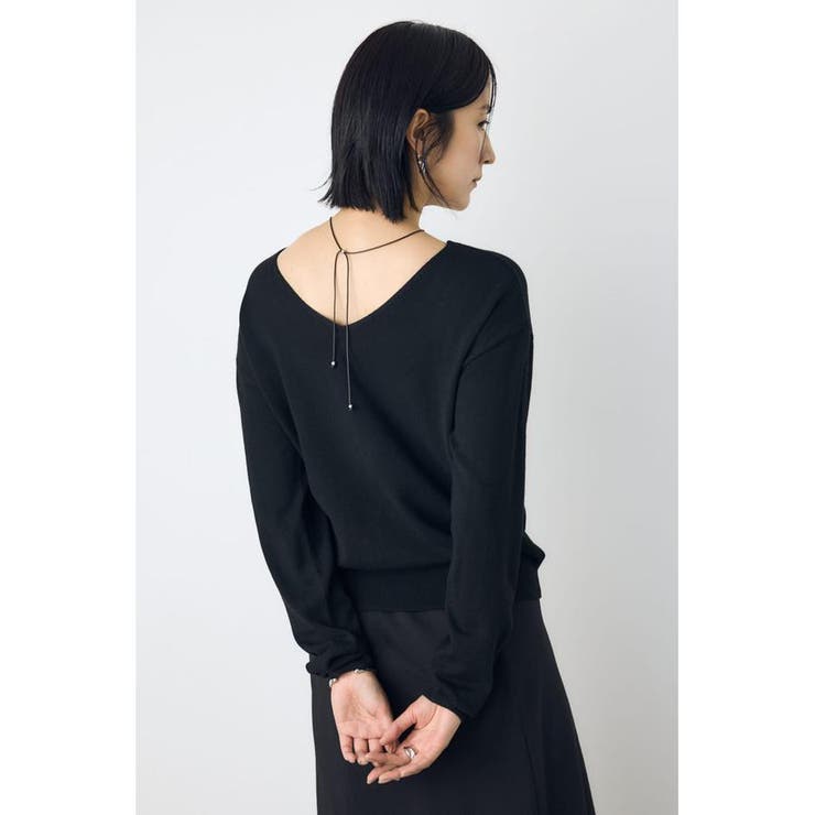 格上げ２WAYネックニット | AZUL BY MOUSSY | 詳細画像14 