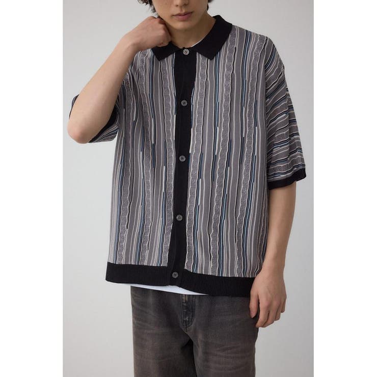 ポロ襟クージーニットトップス | AZUL BY MOUSSY | 詳細画像21 