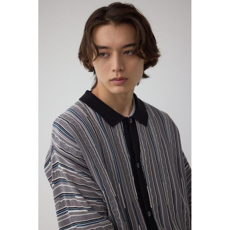 ポロ襟クージーニットトップス | AZUL BY MOUSSY | 詳細画像22 