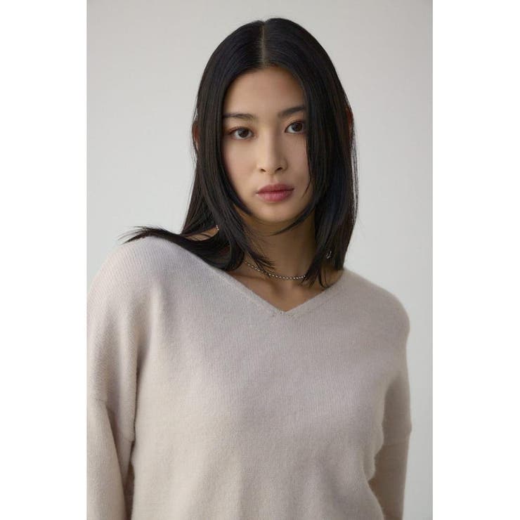 Vネックアソートカラーニットプルオーバー | AZUL BY MOUSSY | 詳細画像2 