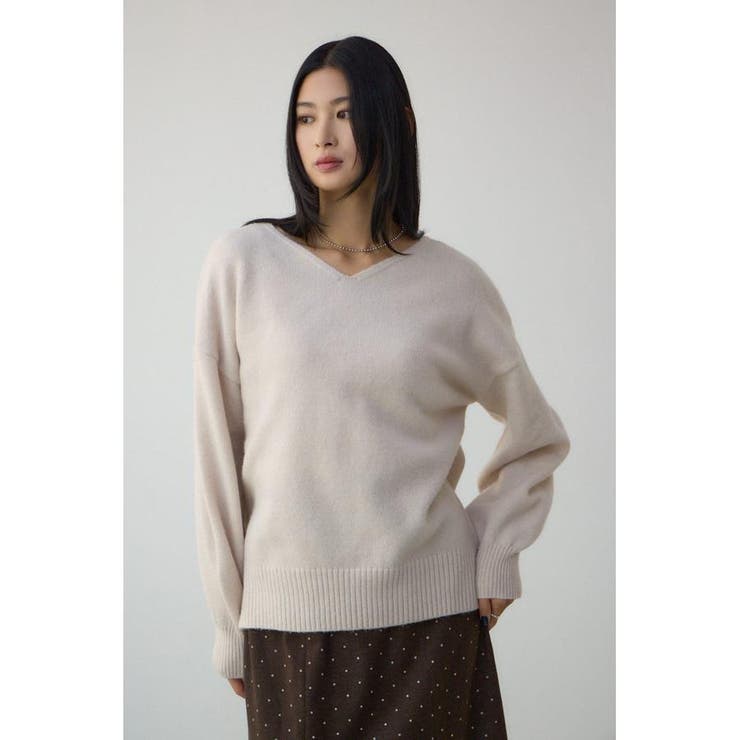 Vネックアソートカラーニットプルオーバー | AZUL BY MOUSSY | 詳細画像3 