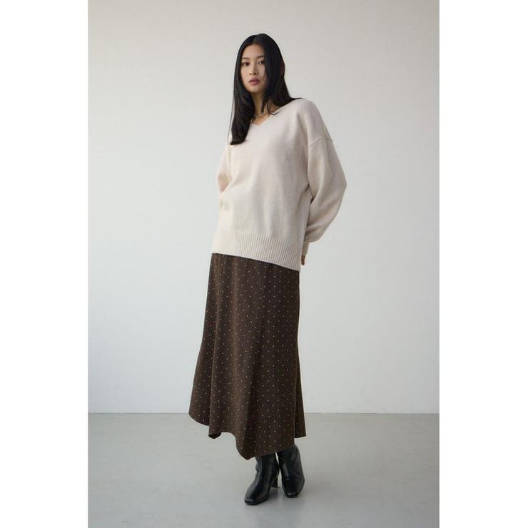 Vネックアソートカラーニットプルオーバー | AZUL BY MOUSSY | 詳細画像4 