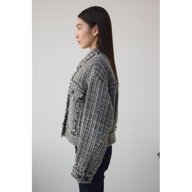 ツイードフリンジジャケット | AZUL BY MOUSSY | 詳細画像5 