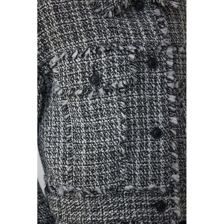 ツイードフリンジジャケット | AZUL BY MOUSSY | 詳細画像8 