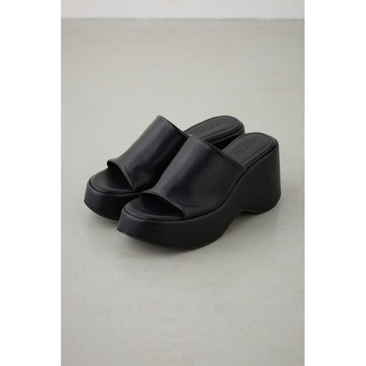 BLK | プラットフォームミュールサンダル | AZUL BY MOUSSY