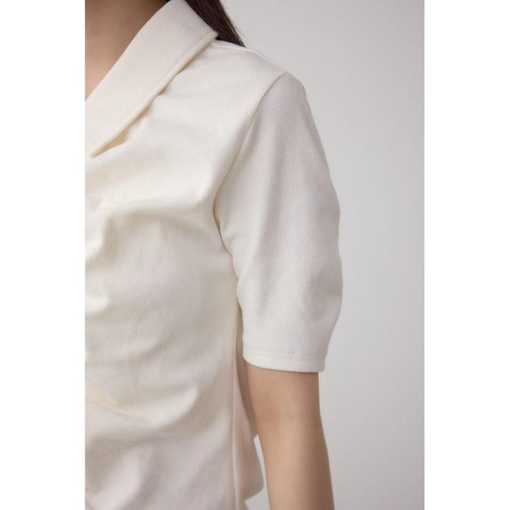 フロントギャザーポロトップス | AZUL BY MOUSSY | 詳細画像10 