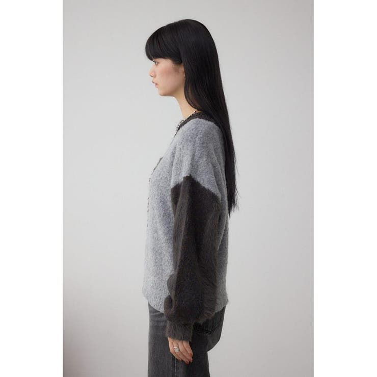 コンビネーションバイカラーニット | AZUL BY MOUSSY | 詳細画像17 