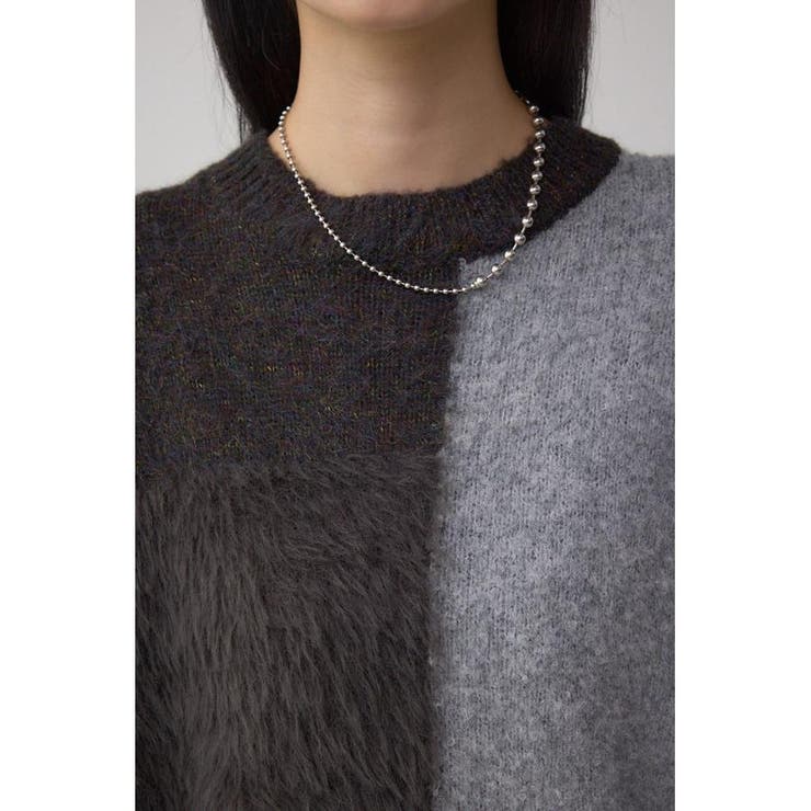 コンビネーションバイカラーニット | AZUL BY MOUSSY | 詳細画像20 