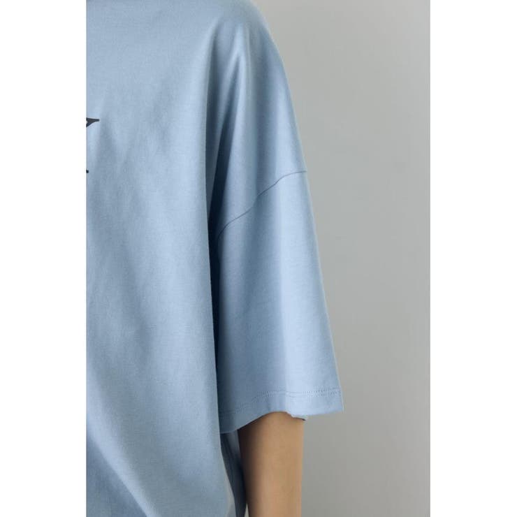 ドロップショルダーロゴ5分袖Tシャツ | AZUL BY MOUSSY | 詳細画像28 