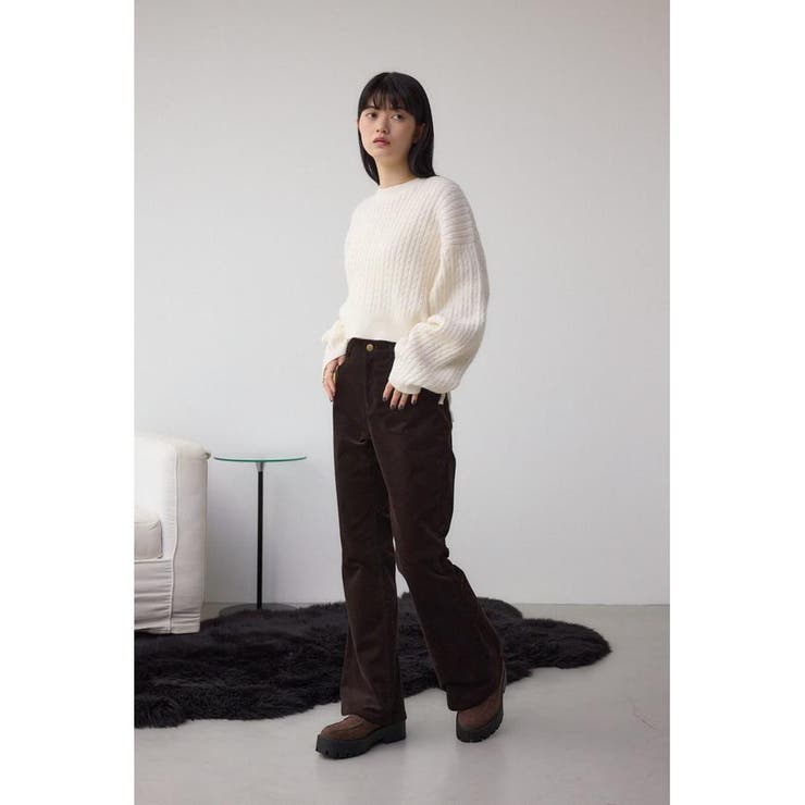 ドロストリングスパンコールラメニット | AZUL BY MOUSSY | 詳細画像4 