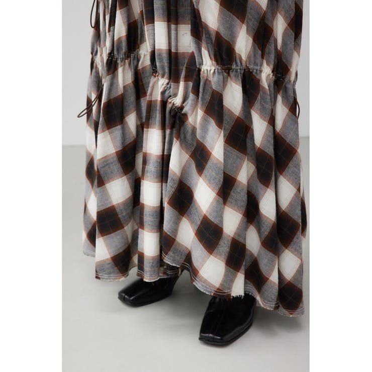 チェックボリュームスカート | AZUL BY MOUSSY | 詳細画像30 