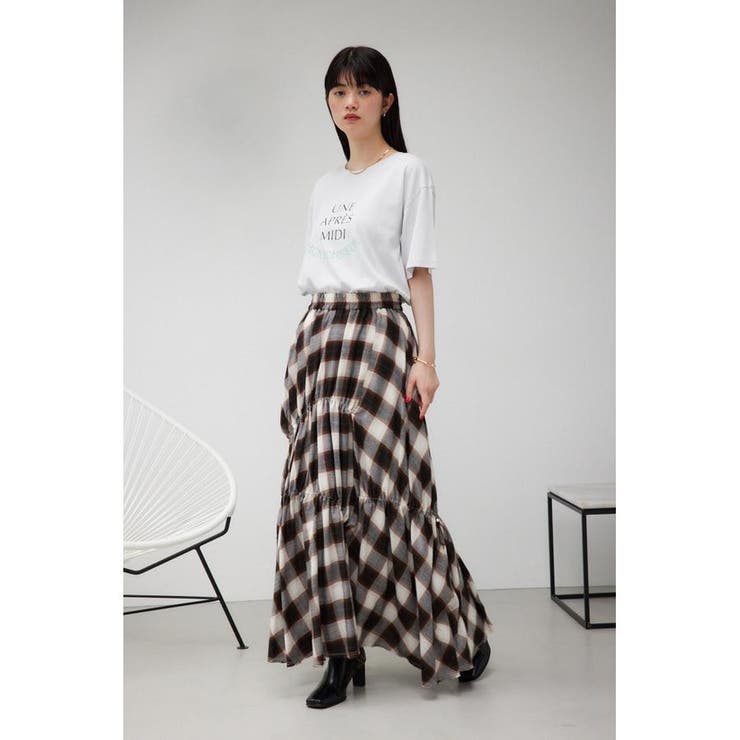 チェックボリュームスカート | AZUL BY MOUSSY | 詳細画像23 