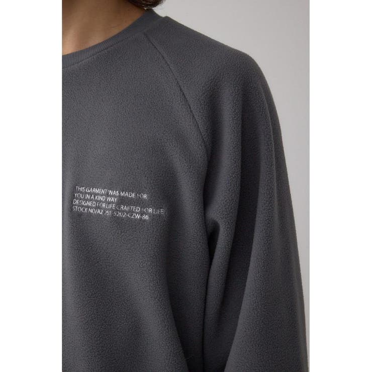 SHELTECH マイクロフリースクルー | AZUL BY MOUSSY | 詳細画像38 