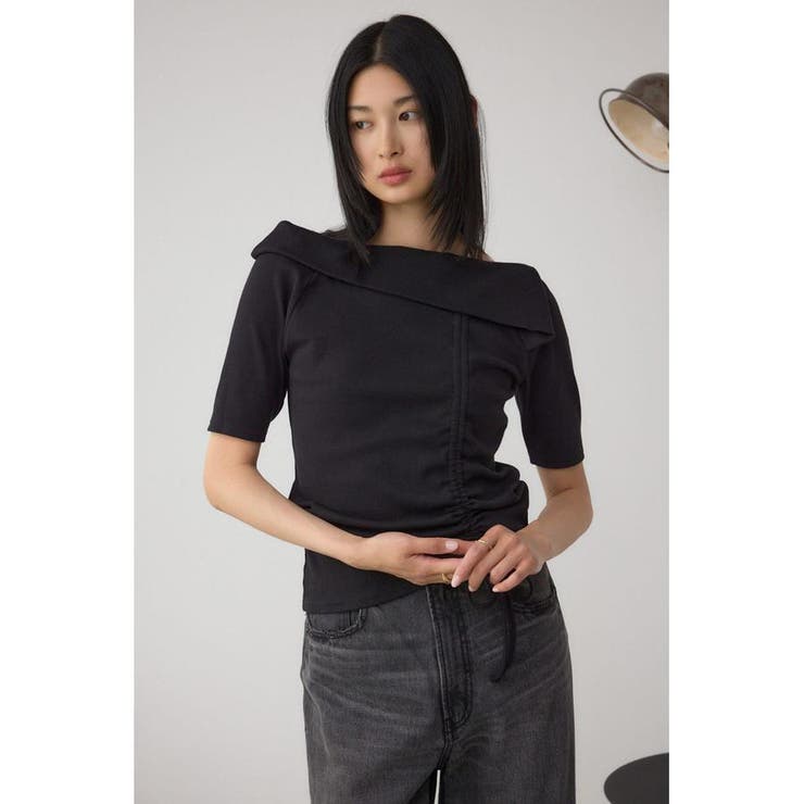 スクエアネックドロストカットトップス | AZUL BY MOUSSY | 詳細画像12 
